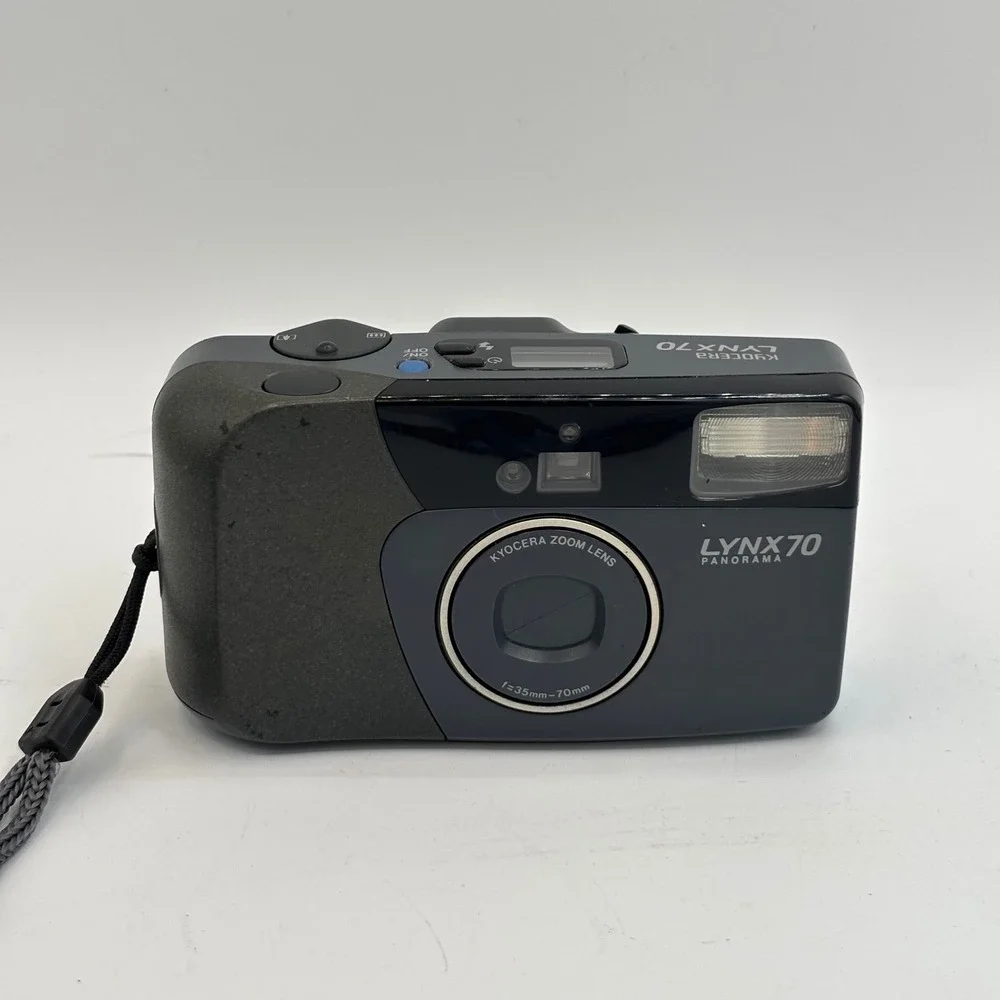 Kyocera Lynx 70 Panorama 35mm Film Camera 35-70mm Lens FOR PARTS SHUTTER ISSUE